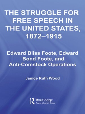 cover image of The Struggle for Free Speech in the United States, 1872-1915